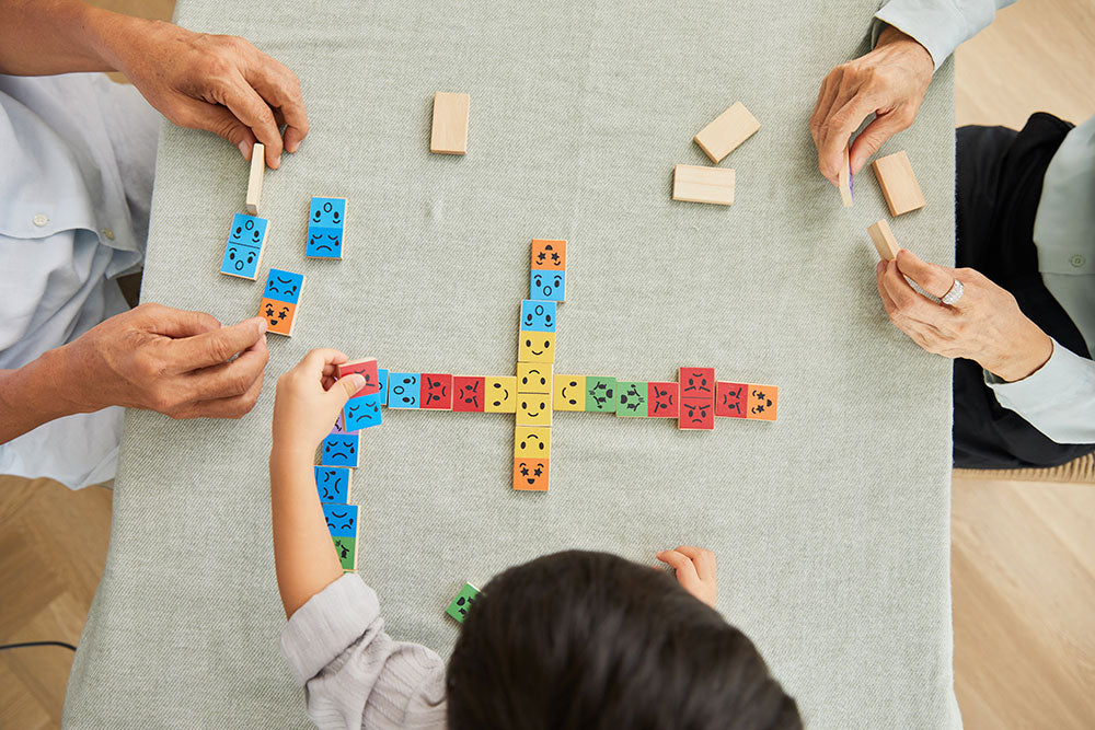 PlanToys Dominoes with emotions Wooden 