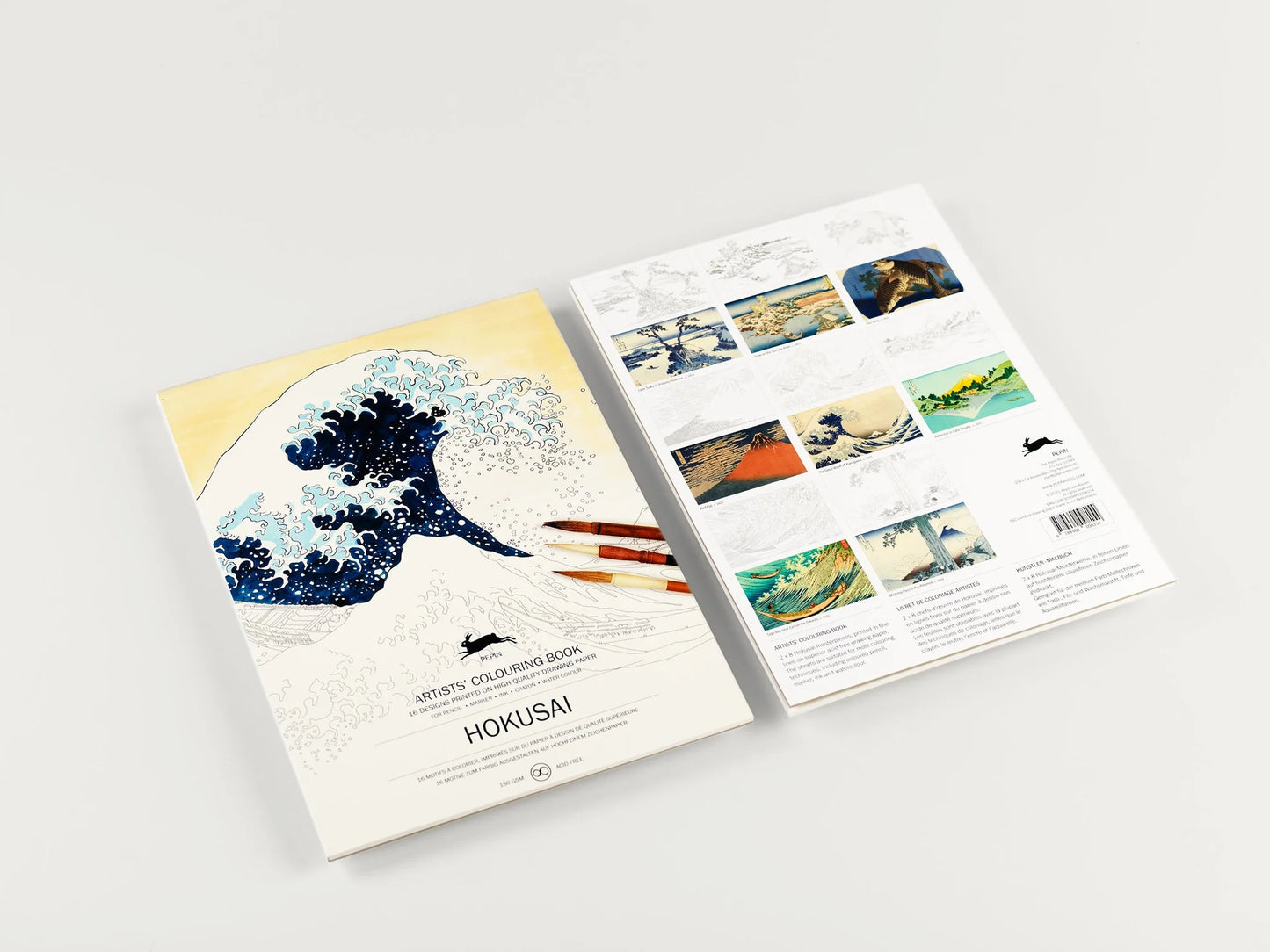 Pepin Artists' Coloring Book - Hokusai