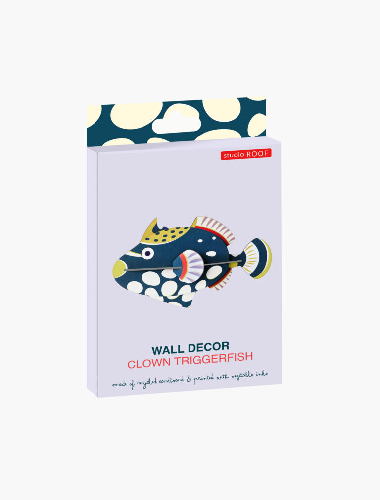 Studio ROOF Wall decoration, clown triggerfish - papercraft