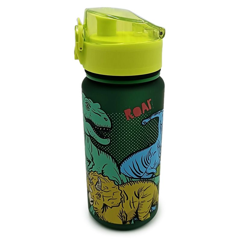 Puckator Dinosauria Pop Top 350ml Shatterproof Reusable Bottle puckator