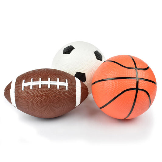 Legami Set of mini Basketballs, Football, Rugby