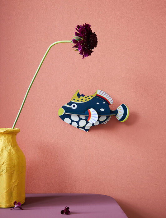 Studio ROOF Wall decoration, clown triggerfish - papercraft