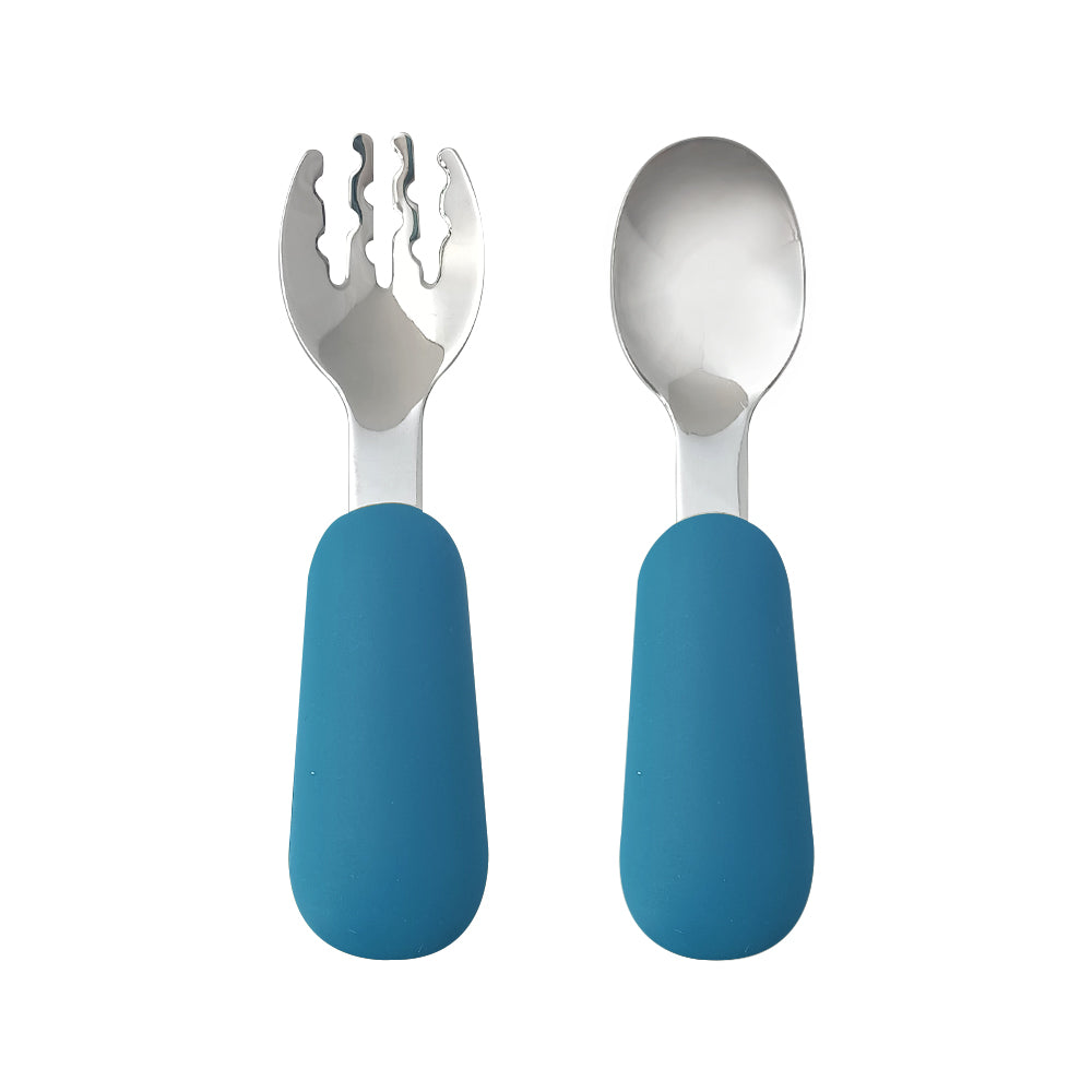 Kουτάλι/πιρούνι Ανοξείδωτο – Μπλε