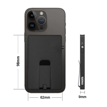 Valenta Cardprotector Aluminium MagSafe Money Clip Black