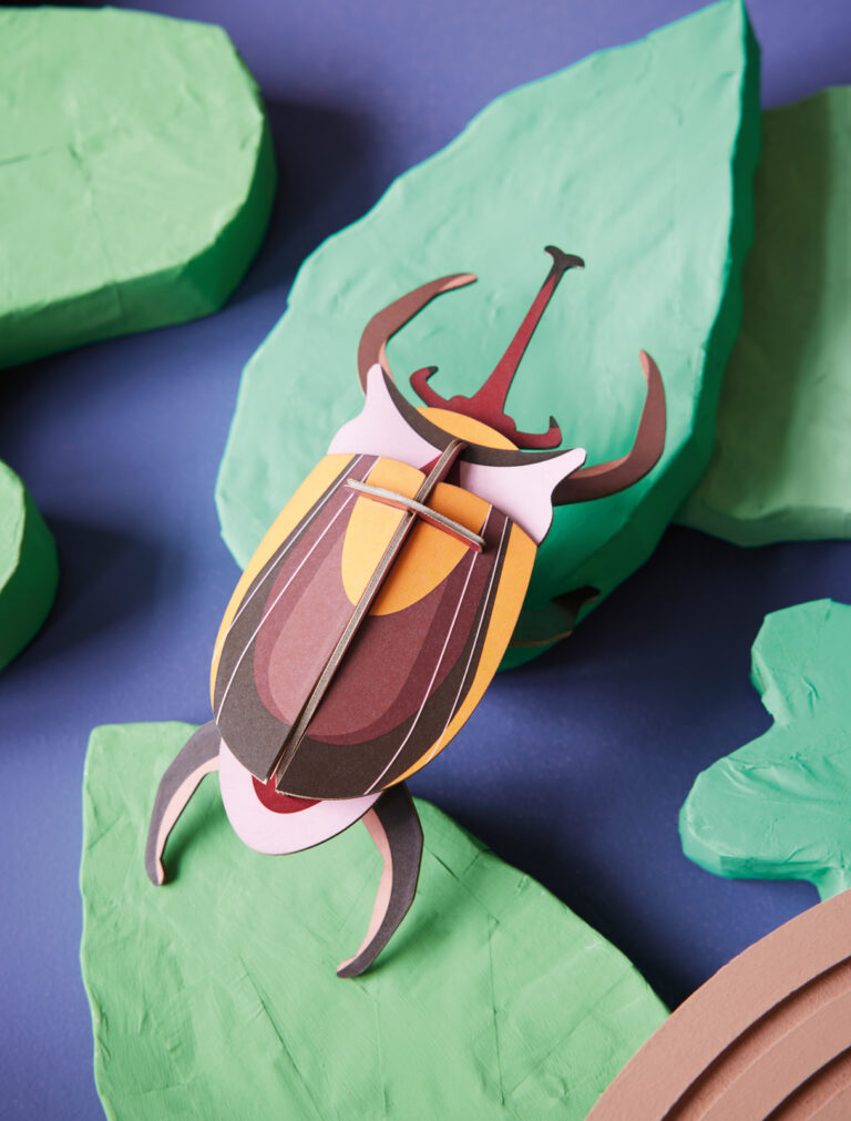 Studio ROOF Wall decoration, elephant beetle - papercraft