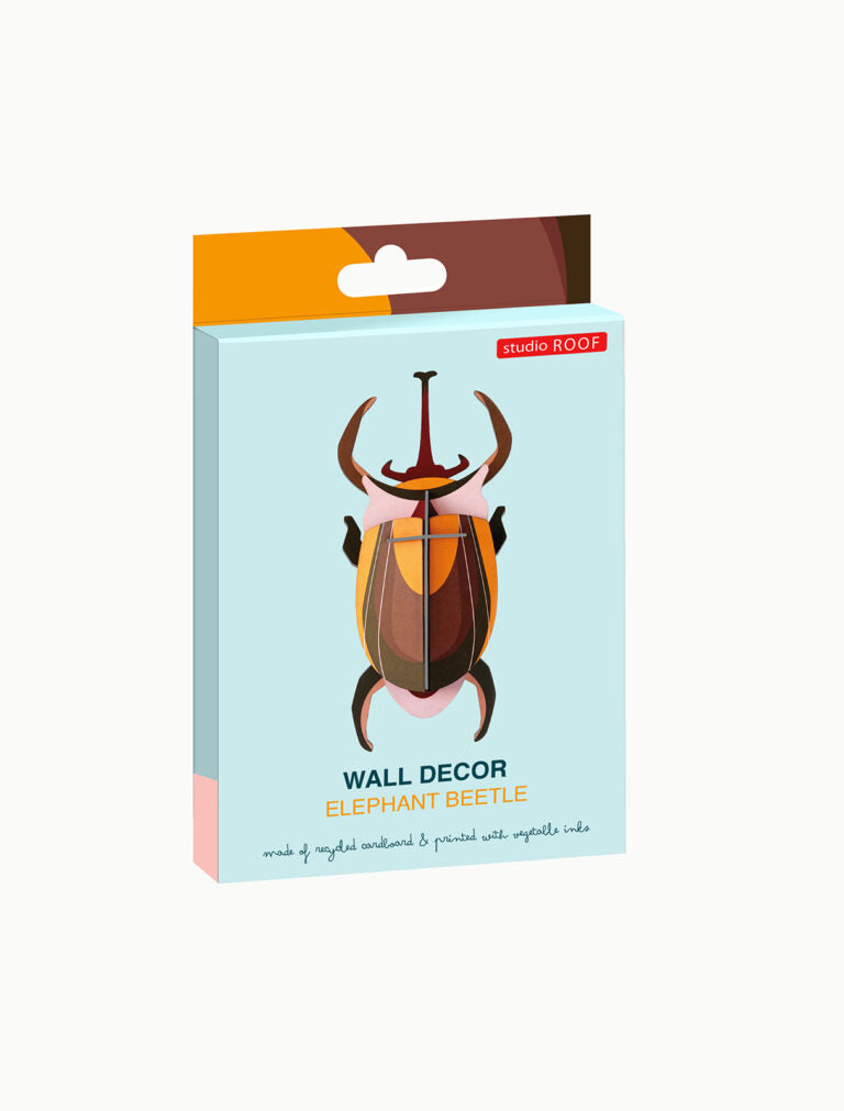 Studio ROOF Wall decoration, elephant beetle - papercraft