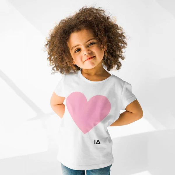 Παιδική Μπλούζα T-Shirt Glow in the Dark -Love Heart