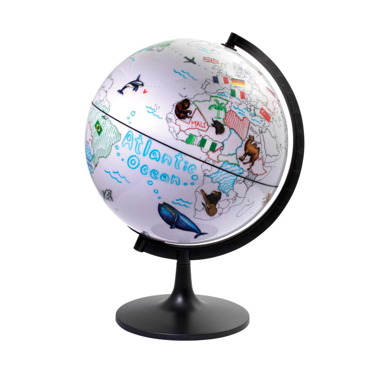 Edu-Toys Color the Earth with extra Stickers