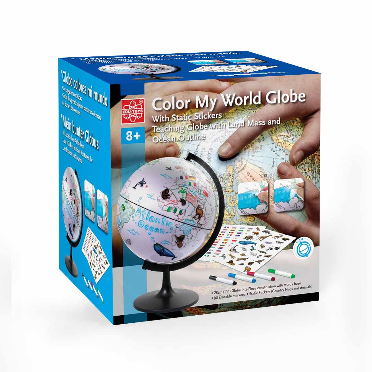 Edu-Toys Color the Earth with extra Stickers