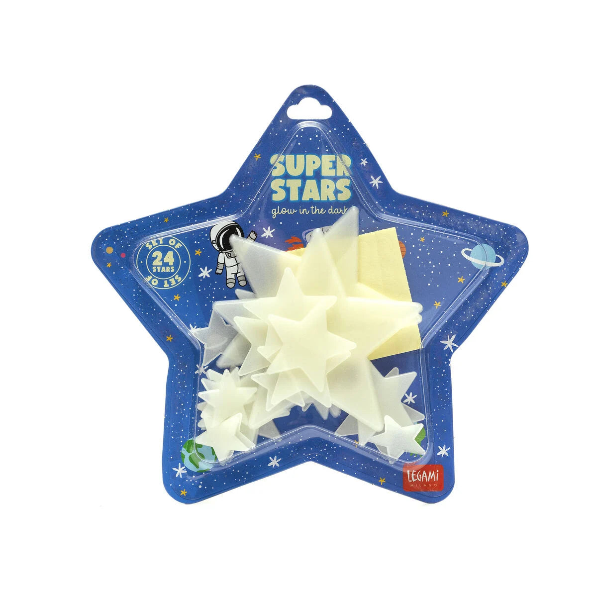 Legami Αυτοκόλλητα Φωσφορίζοντα Αστέρια-Glow-in-the-Dark Stars - Super Stars