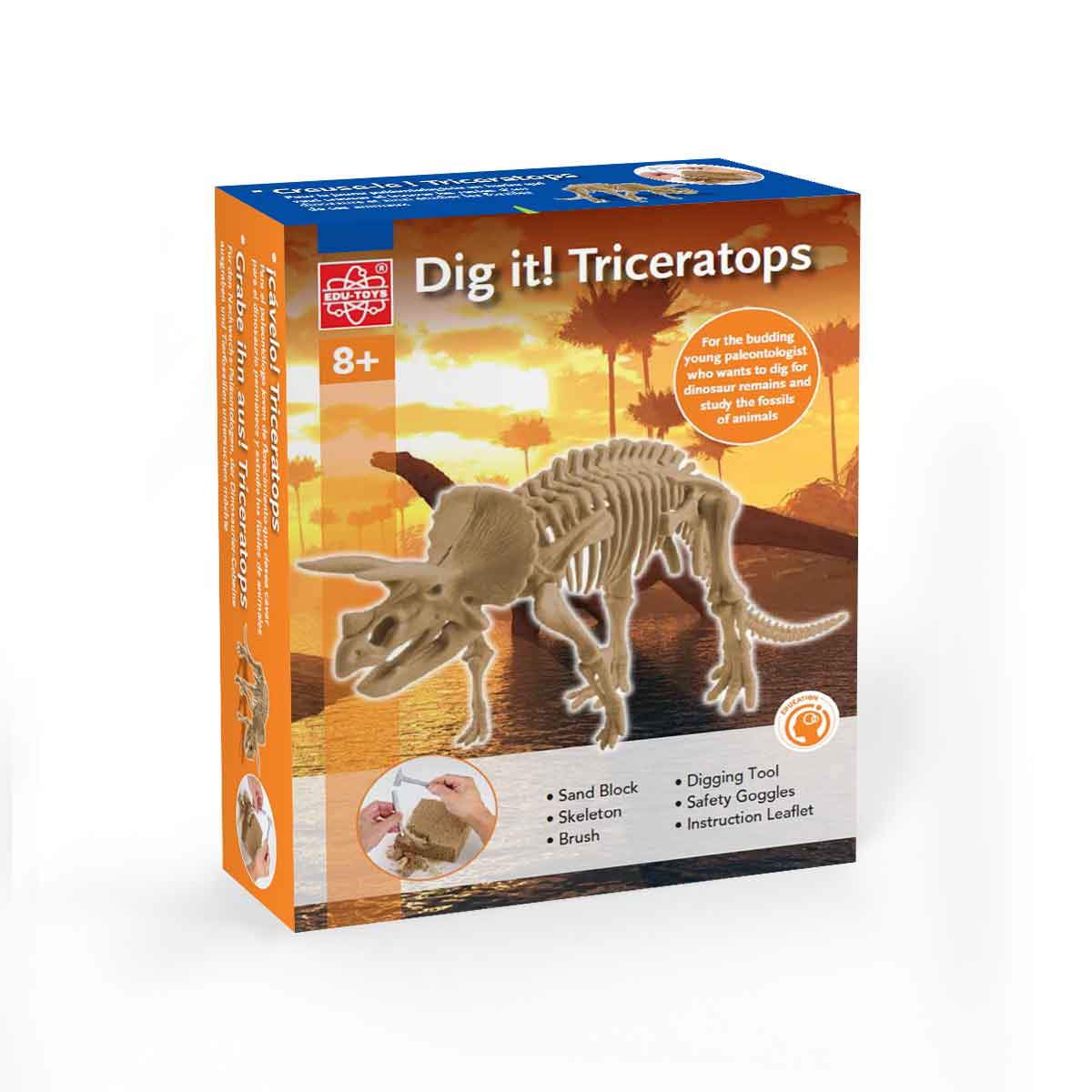 Edu-Toys Ανασκαφή Triceratops Edu-Science Dig It! Triceratops