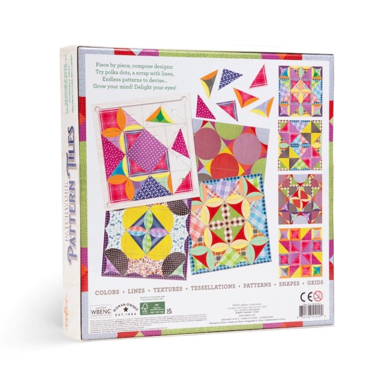 eeBoo Creativity Game, Patchwork Pattern Tiles