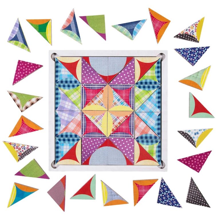 eeBoo Creativity Game, Patchwork Pattern Tiles