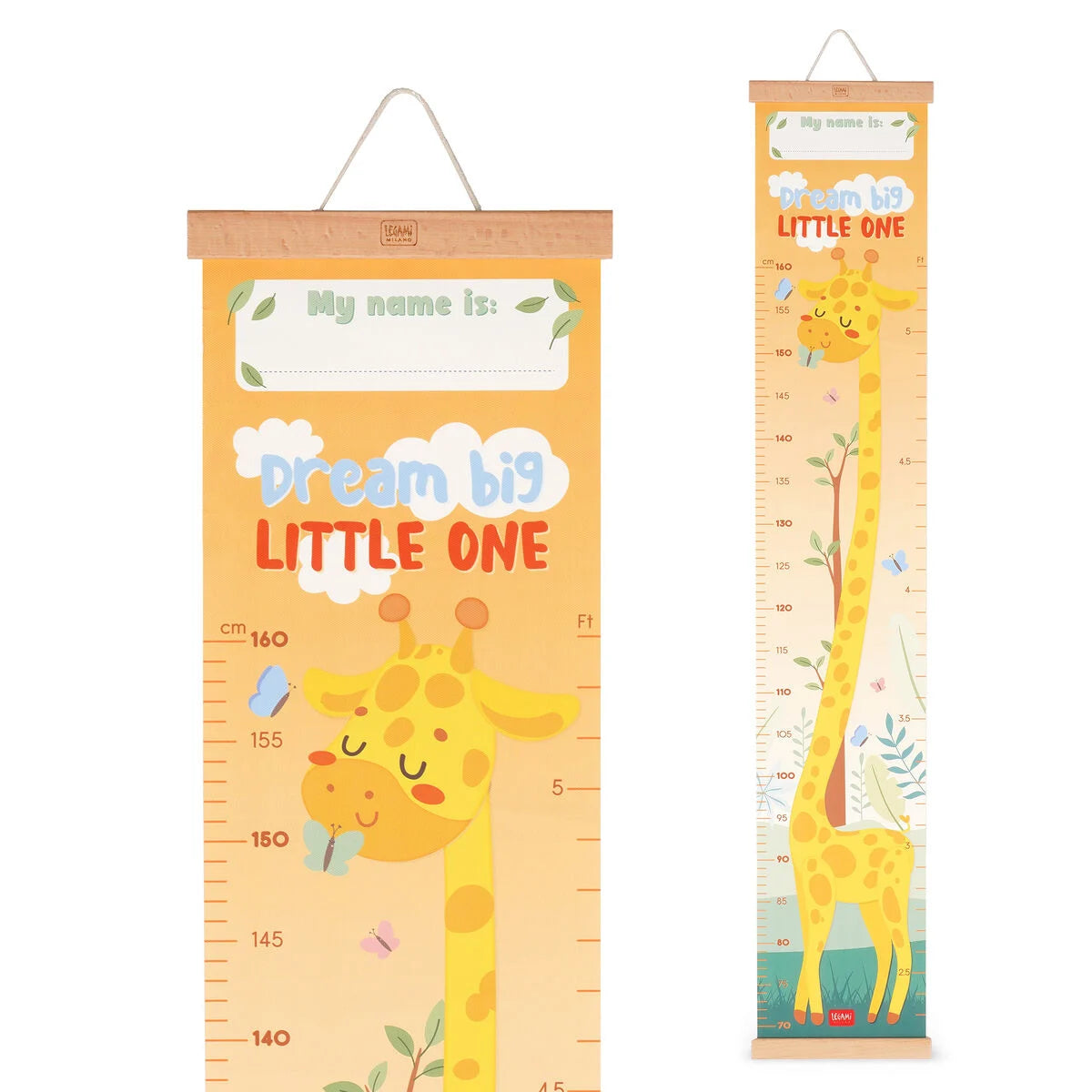 Legami Αναστημόμετρο -Wall-hanging Height Chart - Dream Big Little One-Κίτρινο