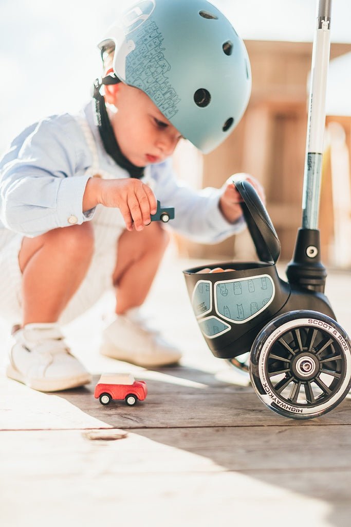 Scoot & Ride Παιδικό Κράνος XXS- Reflective Steel