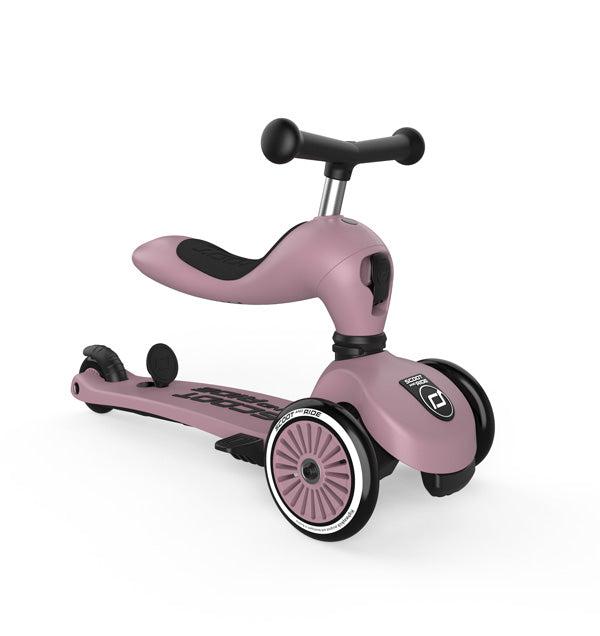Scoot & Ride Πατίνι 2 σε 1 Highwaykick 1 Push and Go -Wildberry
