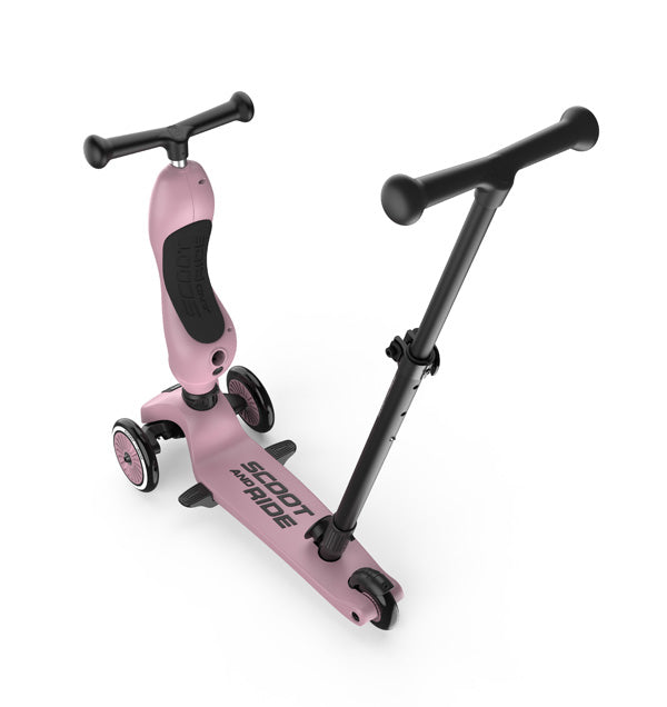 Scoot & Ride Πατίνι 2 σε 1 Highwaykick 1 Push and Go -Wildberry