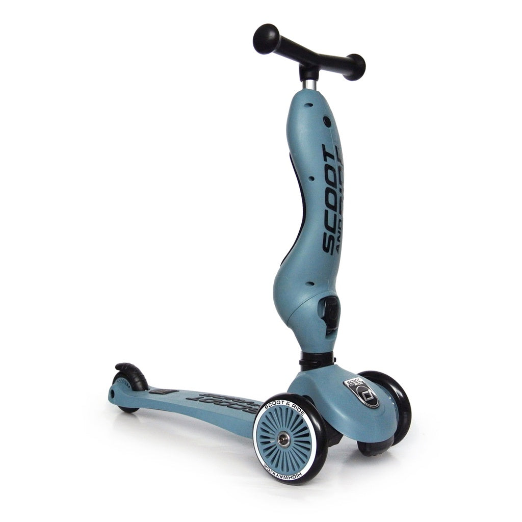 Scoot &amp; Ride Skateboard 2 in 1 Highwaykick 1 Steel