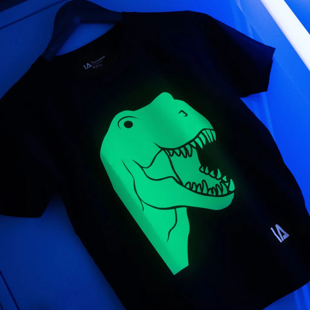Παιδική Μπλούζα T-Shirt Glow in the Dark T-Rex