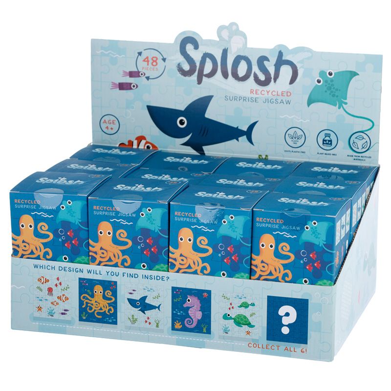 Puckator Splosh Sealife Surprise 48pcs Recyclable Kids Puzzle