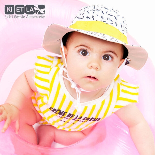 KiETLA: Hat with UPF50+ 2-sided protection - ZigZag 4-6 years