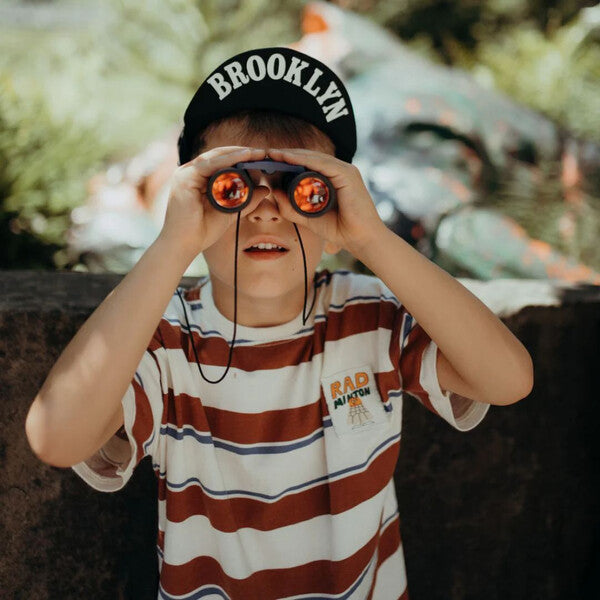 KIDYWOLF: Παιδικά κυάλια με μεγέθυνση 10x, λουράκι μεταφοράς και θήκη - Πράσινο