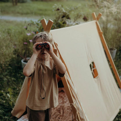 KIDYWOLF: Παιδικά κυάλια με μεγέθυνση 10x, λουράκι μεταφοράς και θήκη - Πράσινο