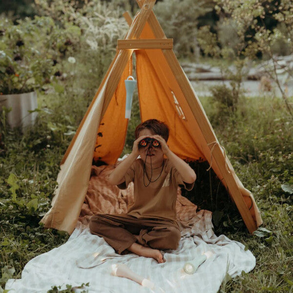 KIDYWOLF: Παιδικά κυάλια με μεγέθυνση 10x, λουράκι μεταφοράς και θήκη - Πράσινο