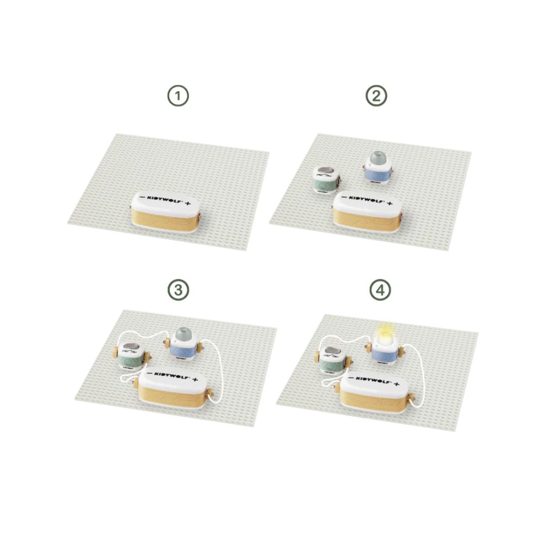 KIDYWOLF: Εκπαιδευτικό κιτ ηλεκτρικών κυκλωμάτων για παιδιά 6+ ετών