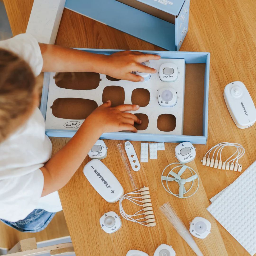 KIDYWOLF: Εκπαιδευτικό κιτ ηλεκτρικών κυκλωμάτων για παιδιά 6+ ετών