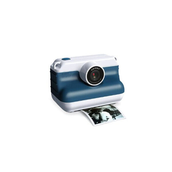 KIDYWOLF: Φωτογραφική μηχανή με θερμική εκτύπωση - Μπλε Instant Camera