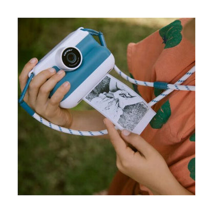 KIDYWOLF: Φωτογραφική μηχανή με θερμική εκτύπωση - Μπλε Instant Camera
