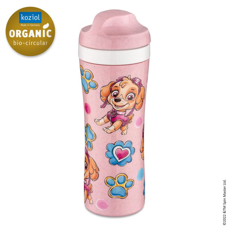 Koziol Children's Bottle Paw Patrol Organic Pink