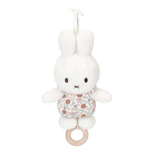 Little Dutch Υφασμάτινο μουσικό κουκλάκι Miffy Vintage Little Flowers