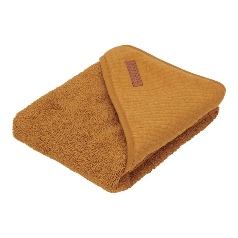 Little Dutch Bath towel Pure Ocher Spice 75 x 75.