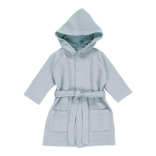 Little Dutch Robe-bathrobe Pure Soft Blue-blue 