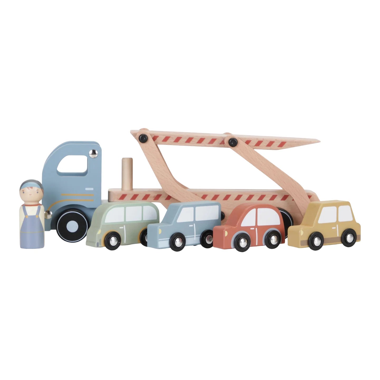 Little Dutch Wooden truck with FSC cars