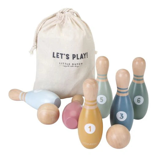 Little Dutch Wooden Bowling Set FSC