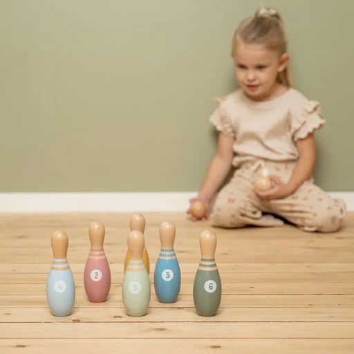 Little Dutch Wooden Bowling Set FSC