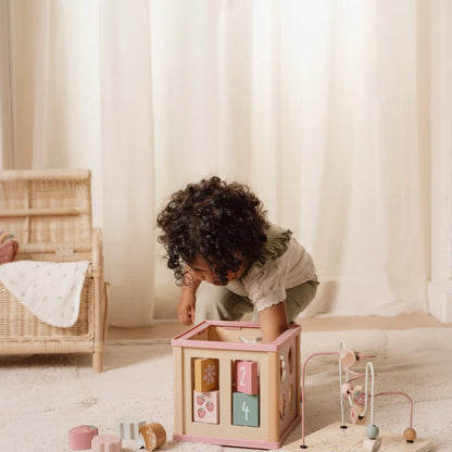 Little Dutch Ξύλινος κύβος δραστηριοτήτων με προγραφή Fairy Garden FSC