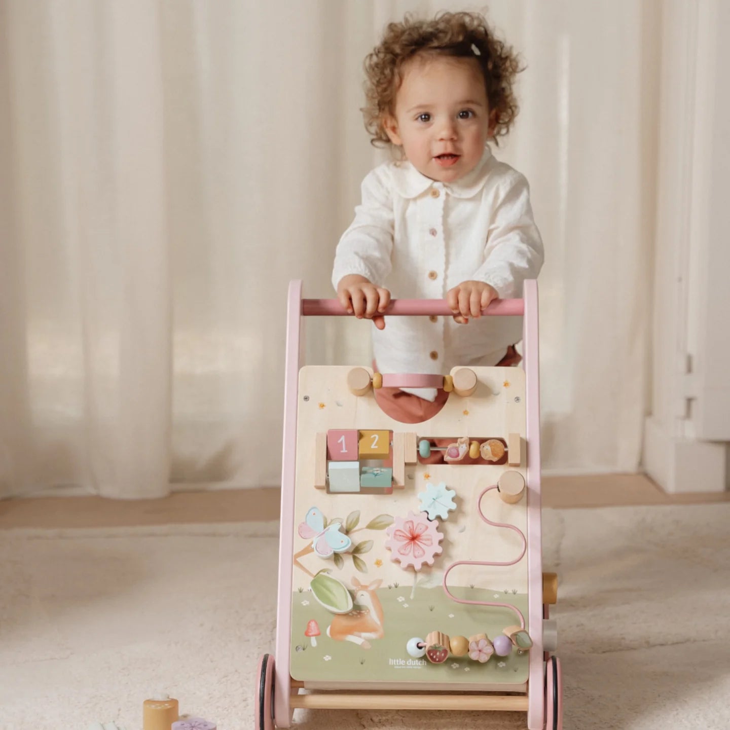 Little Dutch Καρότσι-περπατήστρα δραστηριοτήτων Fairy Garden FSC