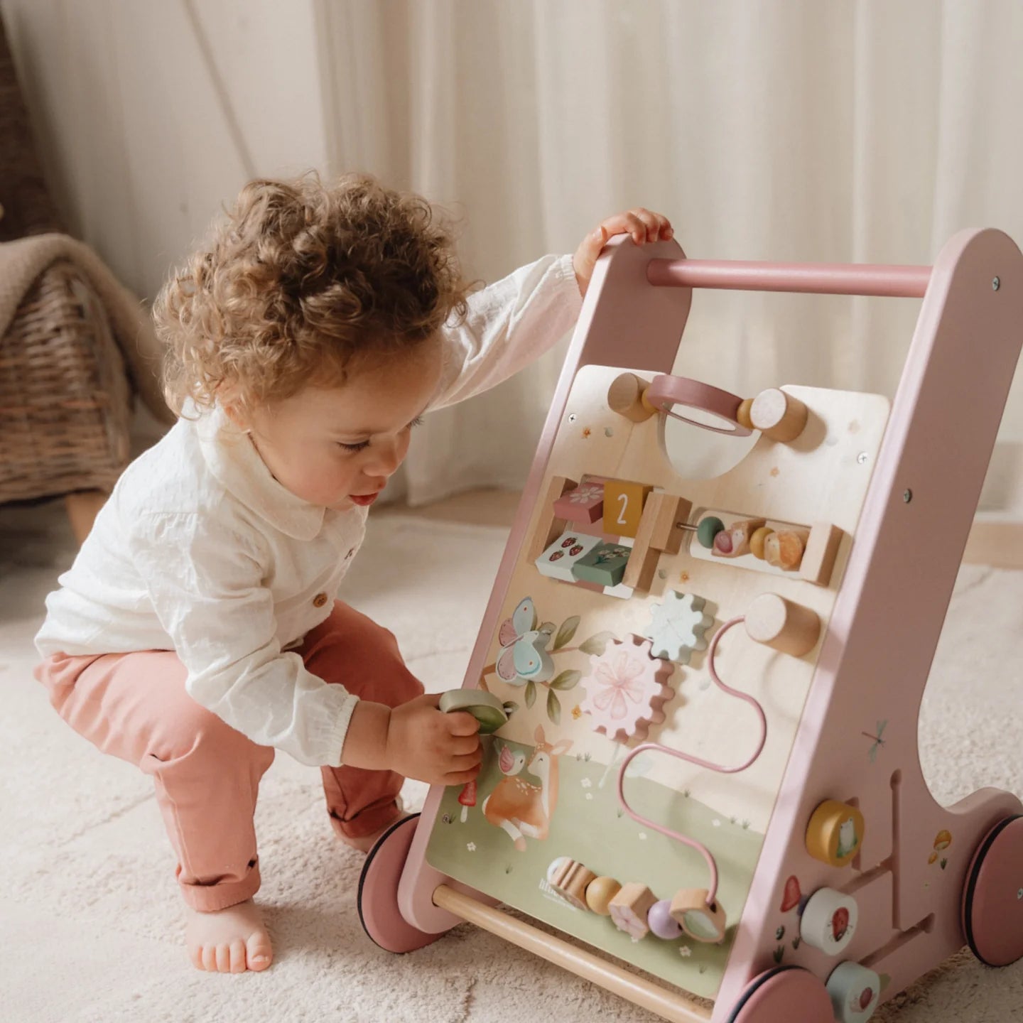 Little Dutch Καρότσι-περπατήστρα δραστηριοτήτων Fairy Garden FSC