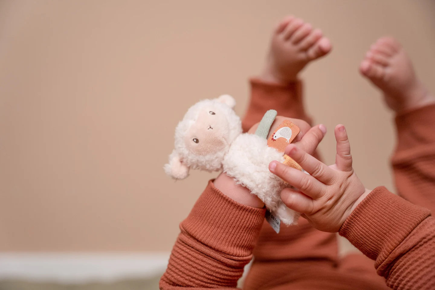 Little Dutch Fabric bracelet-rattle Little Farm