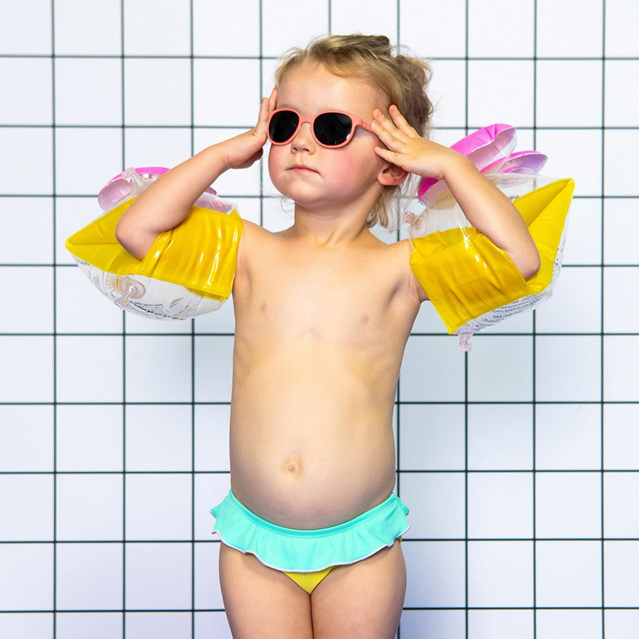 KiETLA: Wazz Sunglasses 2-4 Years - Wayfarer Mustard