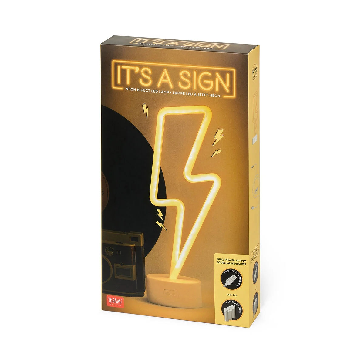 Legami Neon Effect Led Lamp - It's a Sign-Φωτιστικό Flash