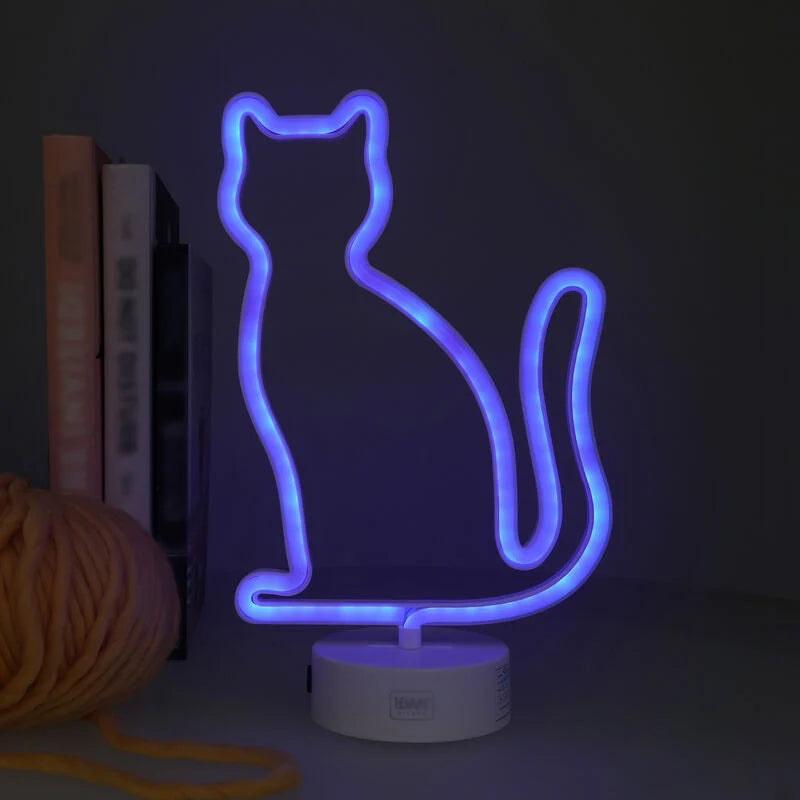 Legami Neon Effect Led Lamp - It's a Sign-Φωτιστικό Kitty