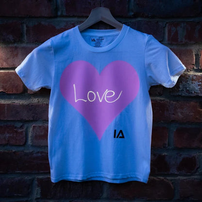 Παιδική Μπλούζα T-Shirt Glow in the Dark -Love Heart