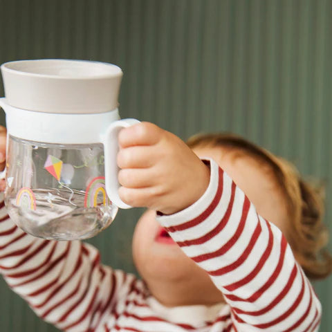 Little Dutch Εκπαιδευτικό ποτηράκι περιμετρικό με χειρολαβές Mio 200 ml - Fairy Garden