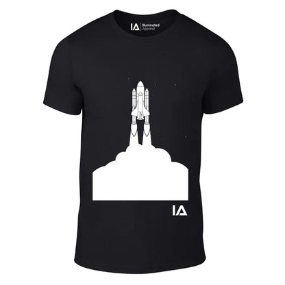 Παιδική Μπλούζα T-Shirt Glow in the Dark Space Rocket