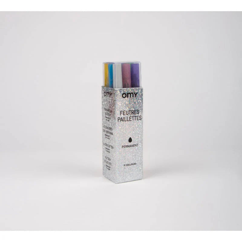 OMY. Σετ 9 μαρκαδόρων Glitter